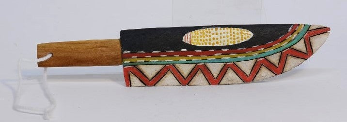Unique Hopi Bull Roarer Knife/Scabbard form
