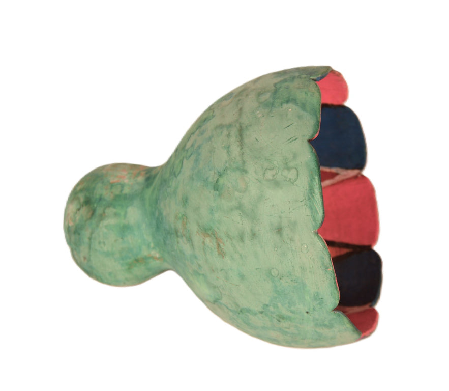 Hopi Pueblo Painted Gourd Wand Top