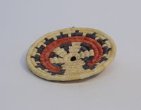Hopi Coiled basket with Wedding Basket motif