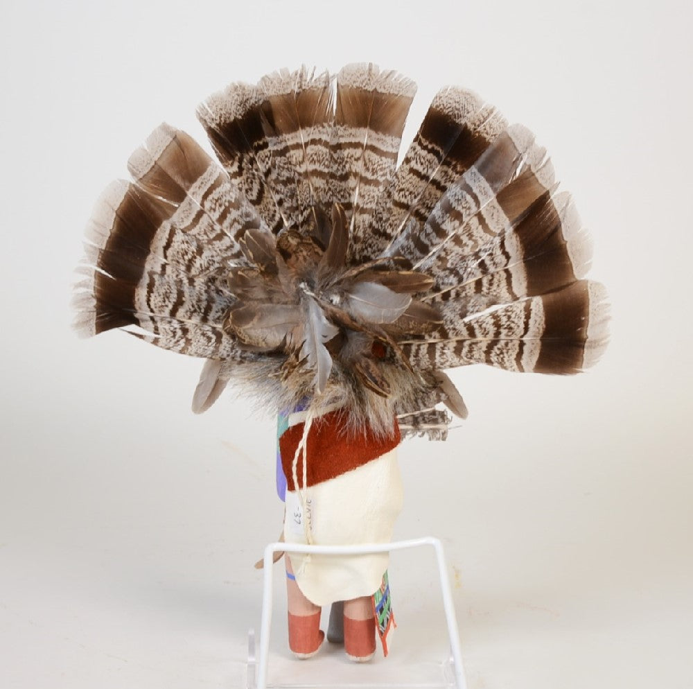 Hopi Kachina Black Ogre Doll Wall Hanger