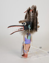 Hopi Kachina Black Ogre Doll Wall Hanger