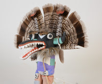 Hopi Kachina Black Ogre Doll Wall Hanger