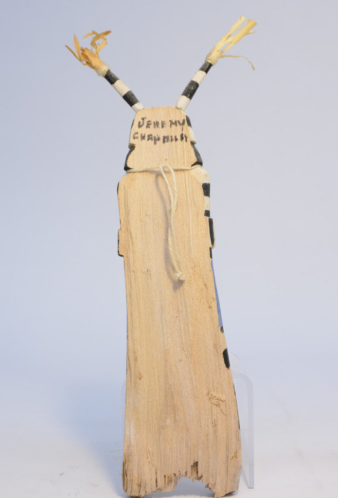 Hopi Pueblo Koshare Clown Flat Kachina Doll By Jeremy Chapman