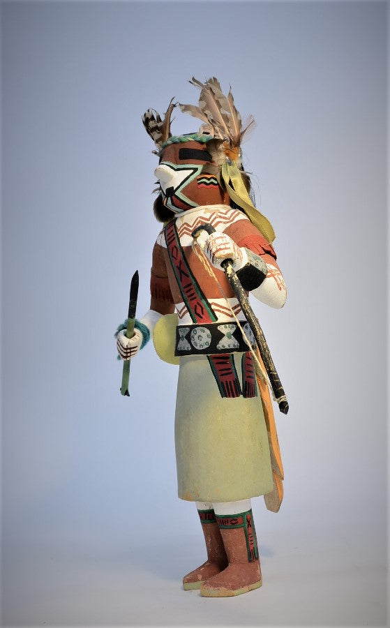 Vintage Hopi Pueblo Large Konin Supai Kachina Doll