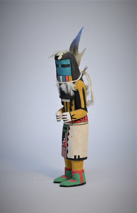 Hopi Kachina Red Bearded Longhair Doll By L. David