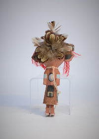 Hopi Pueblo Cow Wakas Kachina Doll Rattle