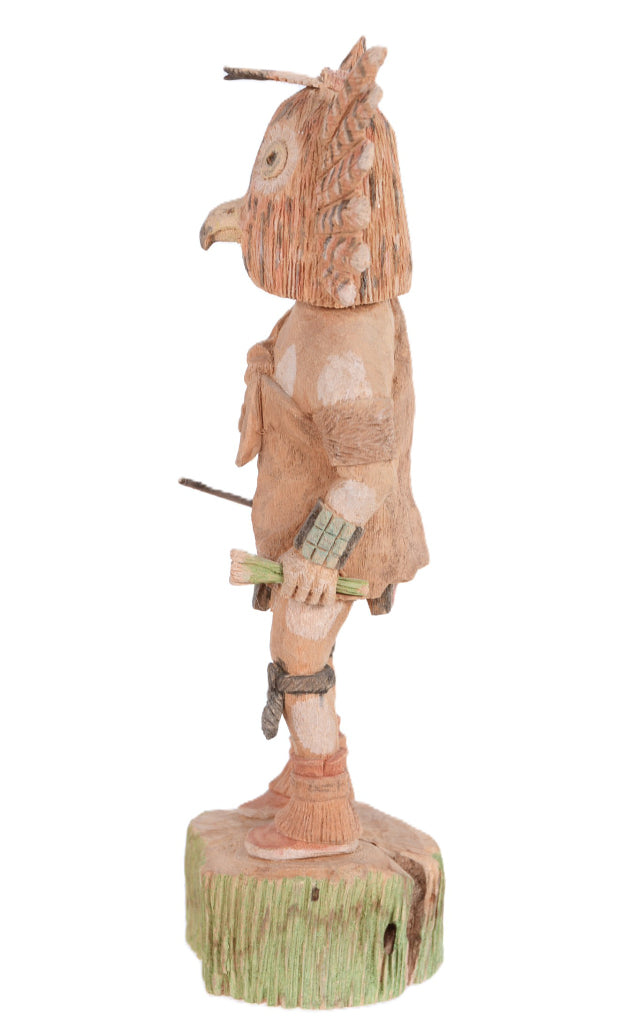 Hopi Pueblo Owl Kachina Doll By Arnold Nomkena