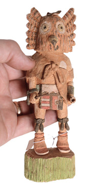 Hopi Pueblo Owl Kachina Doll By Arnold Nomkena