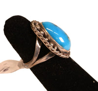 Vintage Navajo Turquoise Ring Size 5 1/2