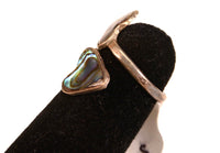 Zuni Mother of Pearl Hearts Ring - Adjustable