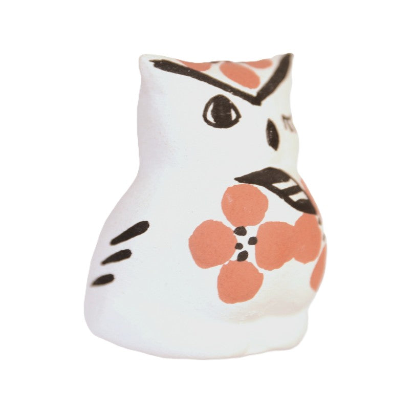 Acoma Pueblo Owl Winking Pottery By S. C.