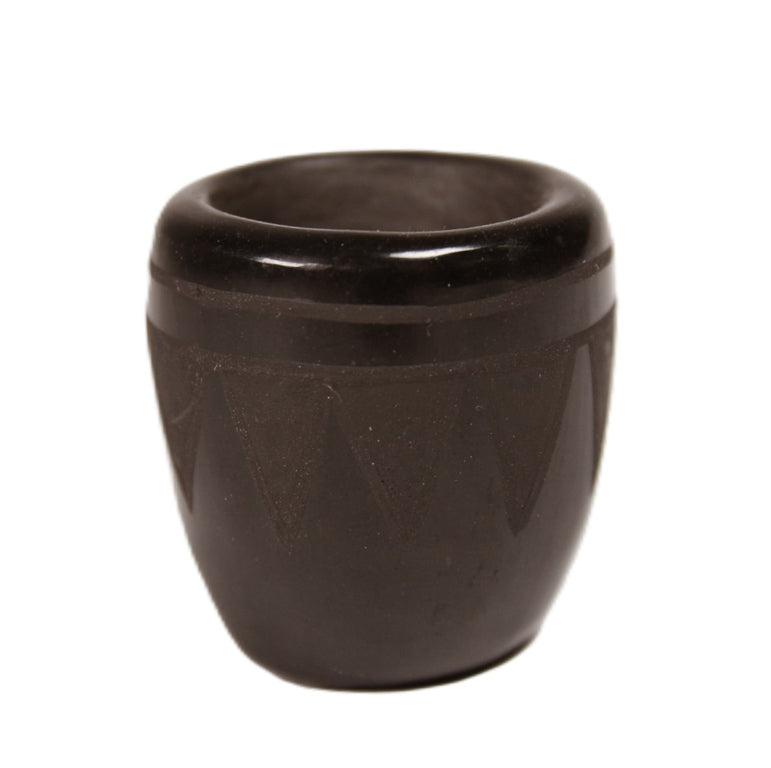 San Ildefonso Pueblo Miniature Black on Black Pottery