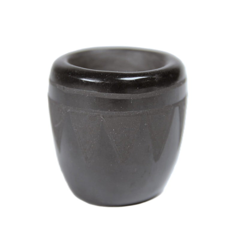 San Ildefonso Pueblo Miniature Black on Black Pottery