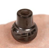 San Ildefonso Pueblo Miniature Black on Black Pottery