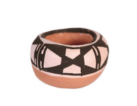 Jemez Pueblo Miniature Bowl Pottery By H.T.