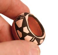 Jemez Pueblo Miniature Bowl Pottery By H.T.