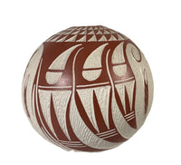 Laguna Pueblo Seed Jar by Arthur & Velma Lucario - Long Hair Katsina