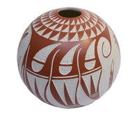 Laguna Pueblo Seed Jar by Arthur & Velma Lucario - Long Hair Katsina