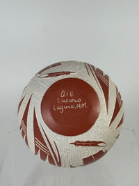 Laguna Pueblo Seed Jar by Arthur & Velma Lucario - Long Hair Katsina