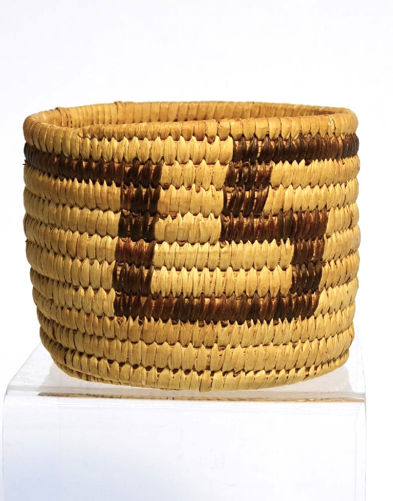 Papago Basket with Finger Dance Fret motif