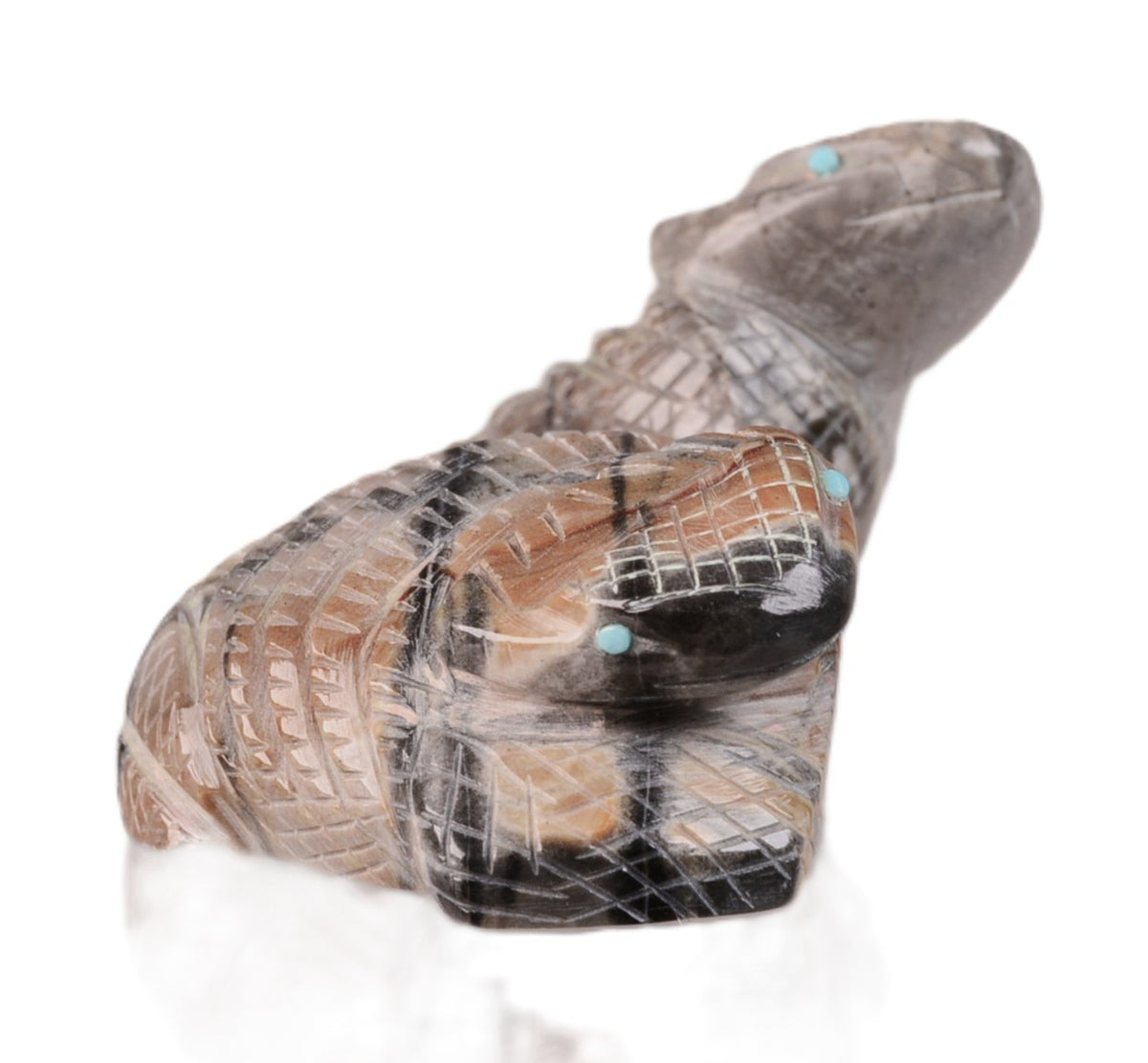 Zuni Pueblo Double Horned Toad Fetish By Fitz Kiyite