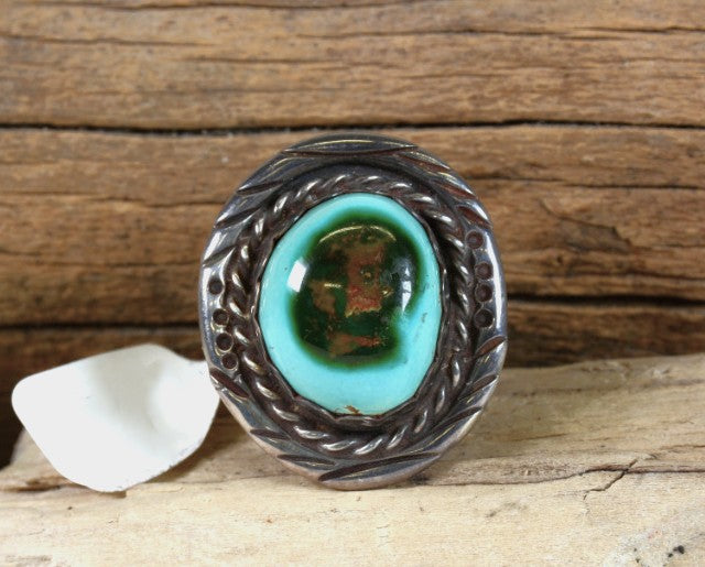 Navajo Sterling Silver and Turquoise Ring