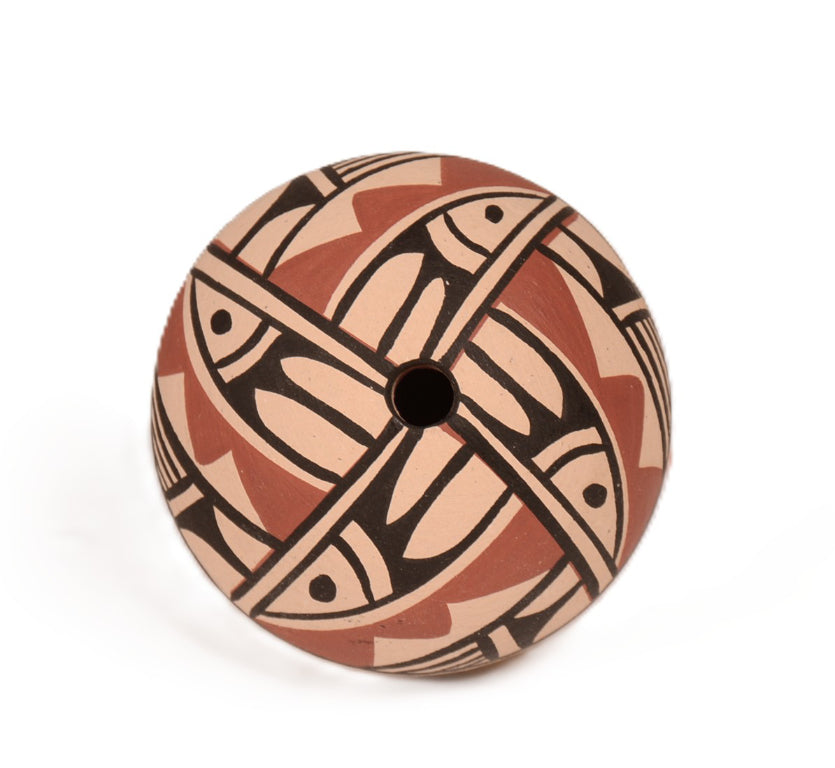 Jemez Pueblo Pottery Seed Pot By R. N. Toya