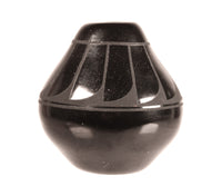 Navajo Black Ware Pottery By Adakai