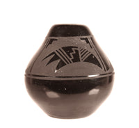 Navajo Black Ware Pottery By Adakai