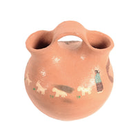 Navajo Wedding Jar Pottery By R. Manygoats