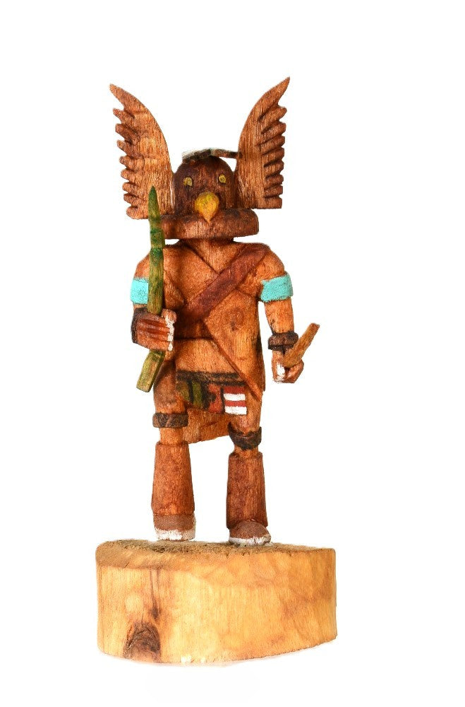 Hopi Kachina Great Horned Owl By Ray Nahsonheya