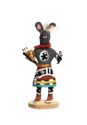 Hopi Kachina Miniature Field Warrior Mouse Doll