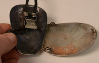 Zuni Sterling Silver and Turquoise Bolo / Buckle SET by Effie Calavaza