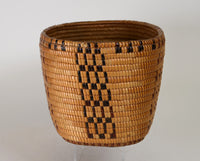 Oval Salish Basket Fully Imbricated