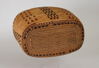 Oval Salish Basket Fully Imbricated