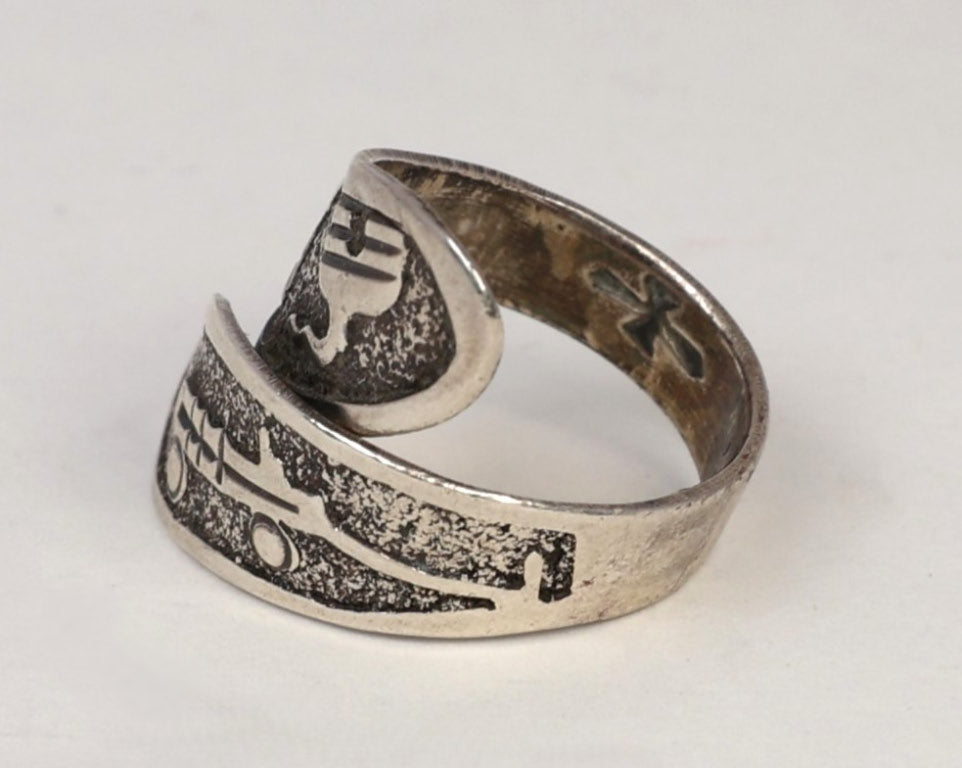 Sterling Silver Bypass Ring 6
