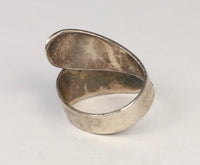 Sterling Silver Bypass Ring 6