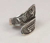 Sterling Silver Bypass Ring 6
