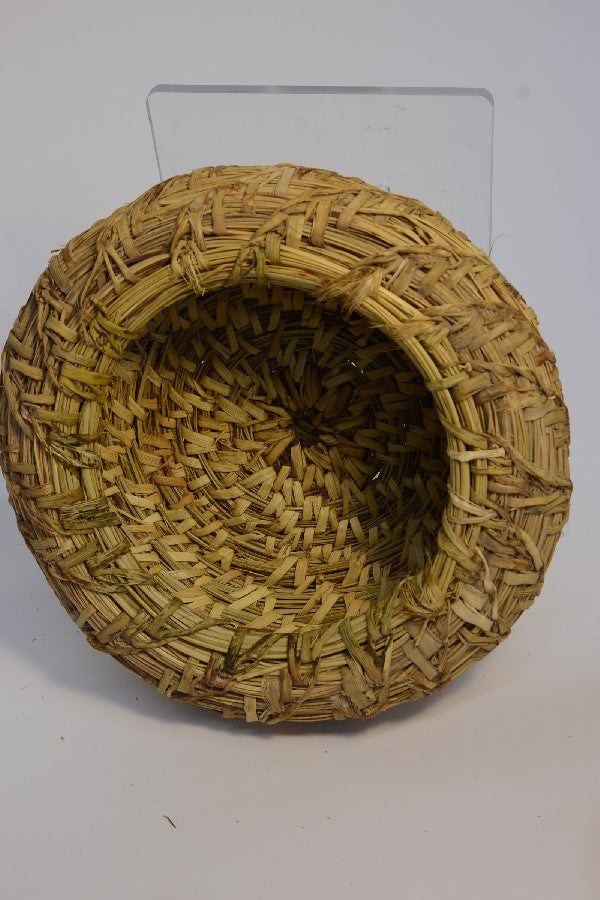 Vintage Papago basket with lid