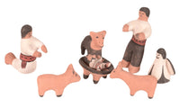 Jemez Pueblo Nativity Figures Set of 8