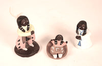 Jemez Pueblo Nativity Scene Ceramic Figures