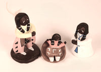 Jemez Pueblo Nativity Scene Ceramic Figures