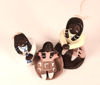 Jemez Pueblo Nativity Scene Ceramic Figures