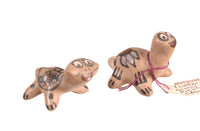 Santa Clara Pueblo Pottery Turtles By Margret & Luther