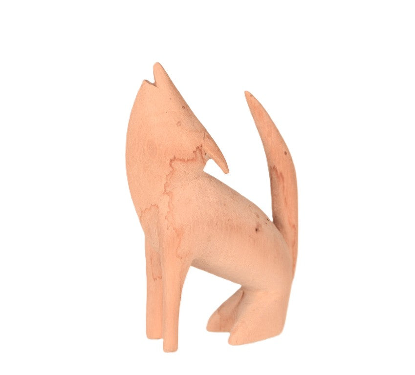 Mexico Wooden Coyote Fetish