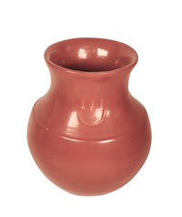 Santa Clara Pueblo and San Juan Redware Olla Pottery By Virginia Garcia