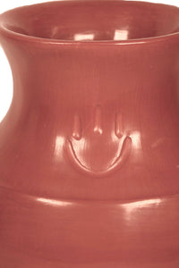 Santa Clara Pueblo and San Juan Redware Olla Pottery By Virginia Garcia