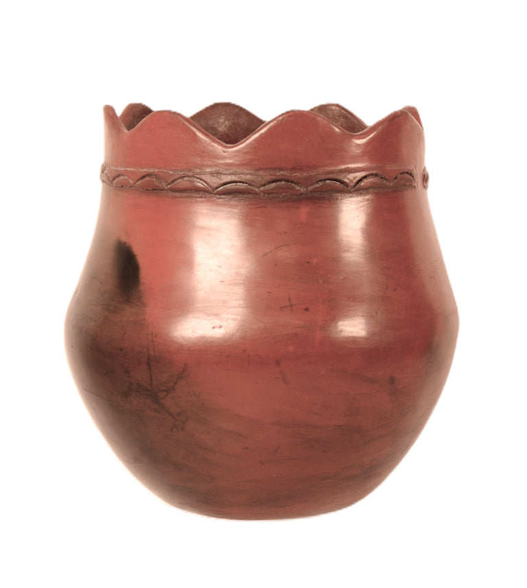 Navajo Pitched Pot Pottery By R. W.