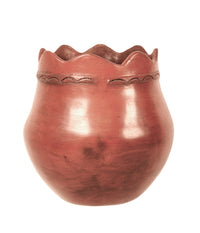 Navajo Pitched Pot Pottery By R. W.