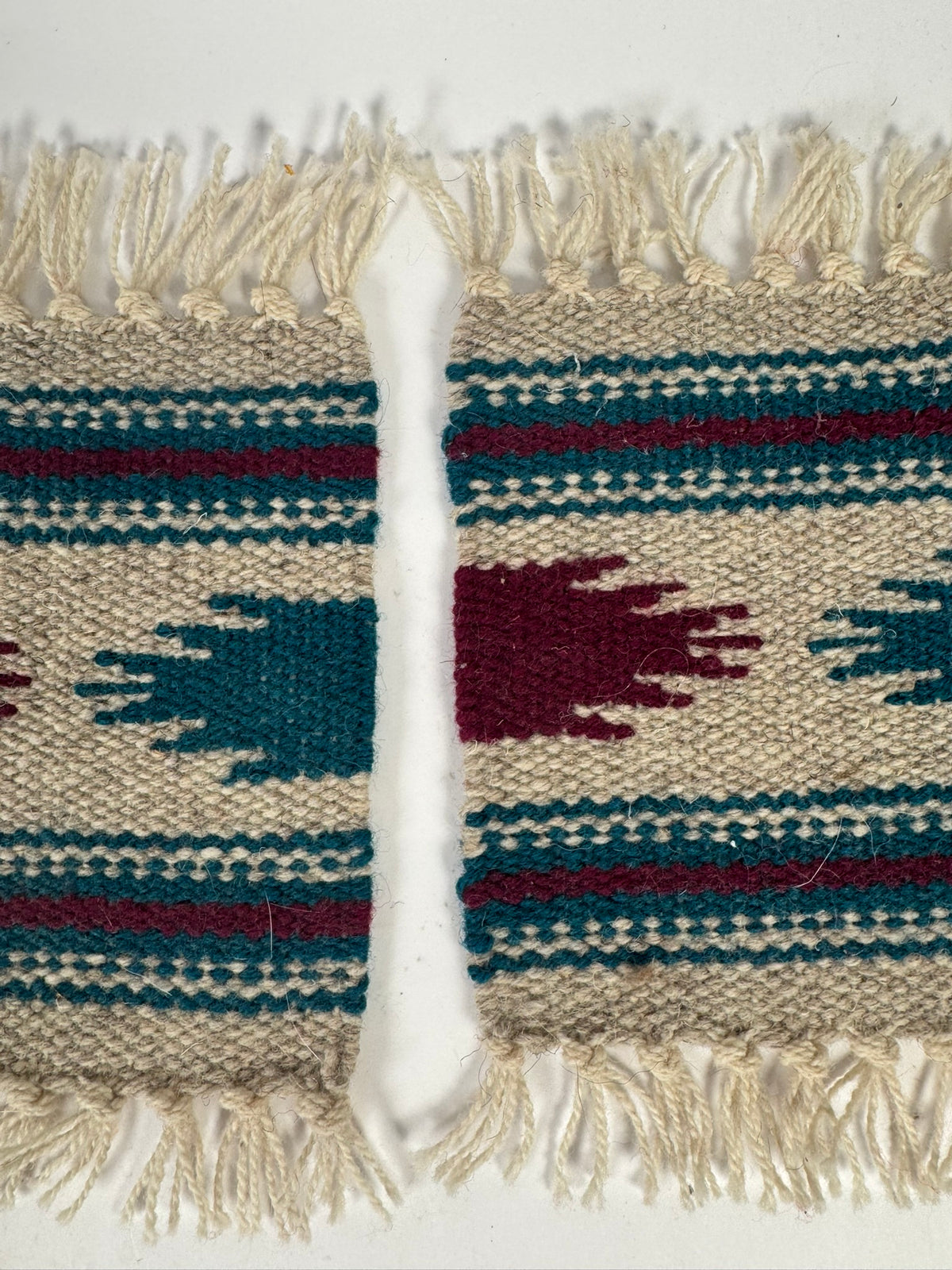 Chimayo New Mexico Rug Coasters Set of 3